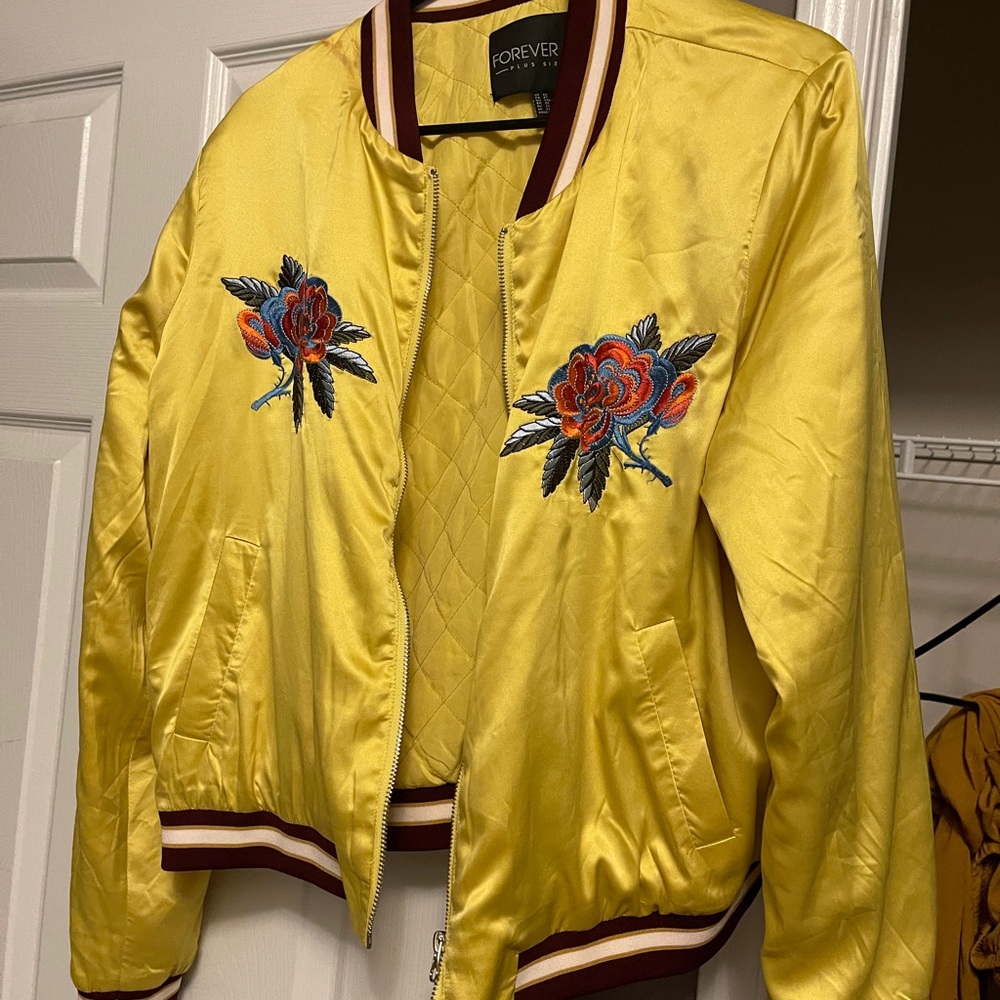 Bomber jacket Yellow